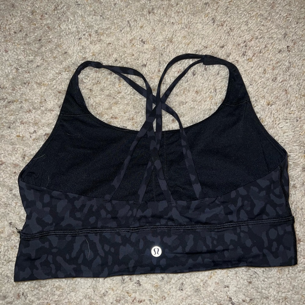Grey camo 
 Lululemon Wunder Train Bra - size 10 - Picture 5 of 6